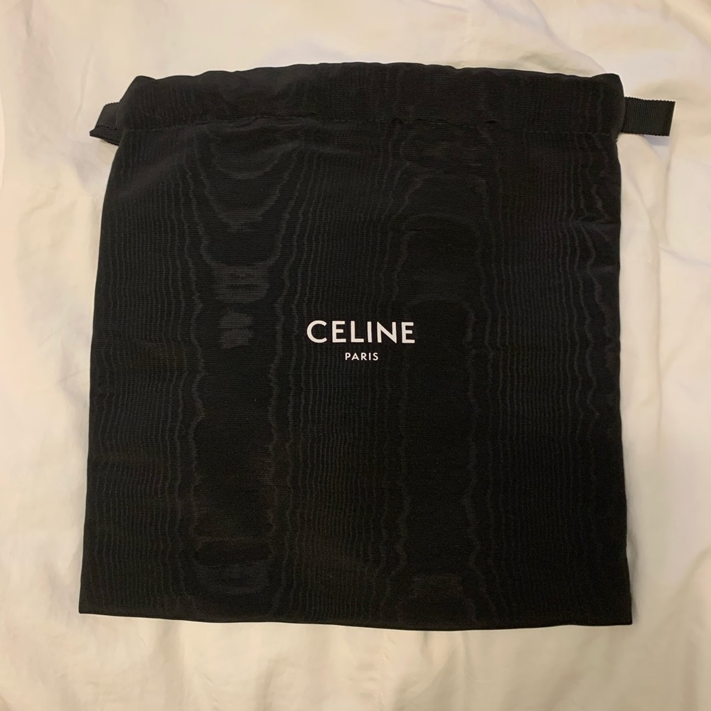 Authentic Celine Trio Lambskin Leather Designer Crossbody Bag in Black - Picture 16 of 16